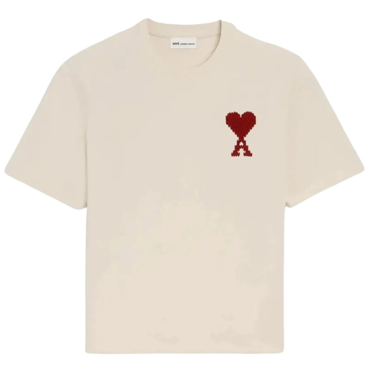 Ami Paris Ami De Coeur T-shirt Moonlight Sunset Red