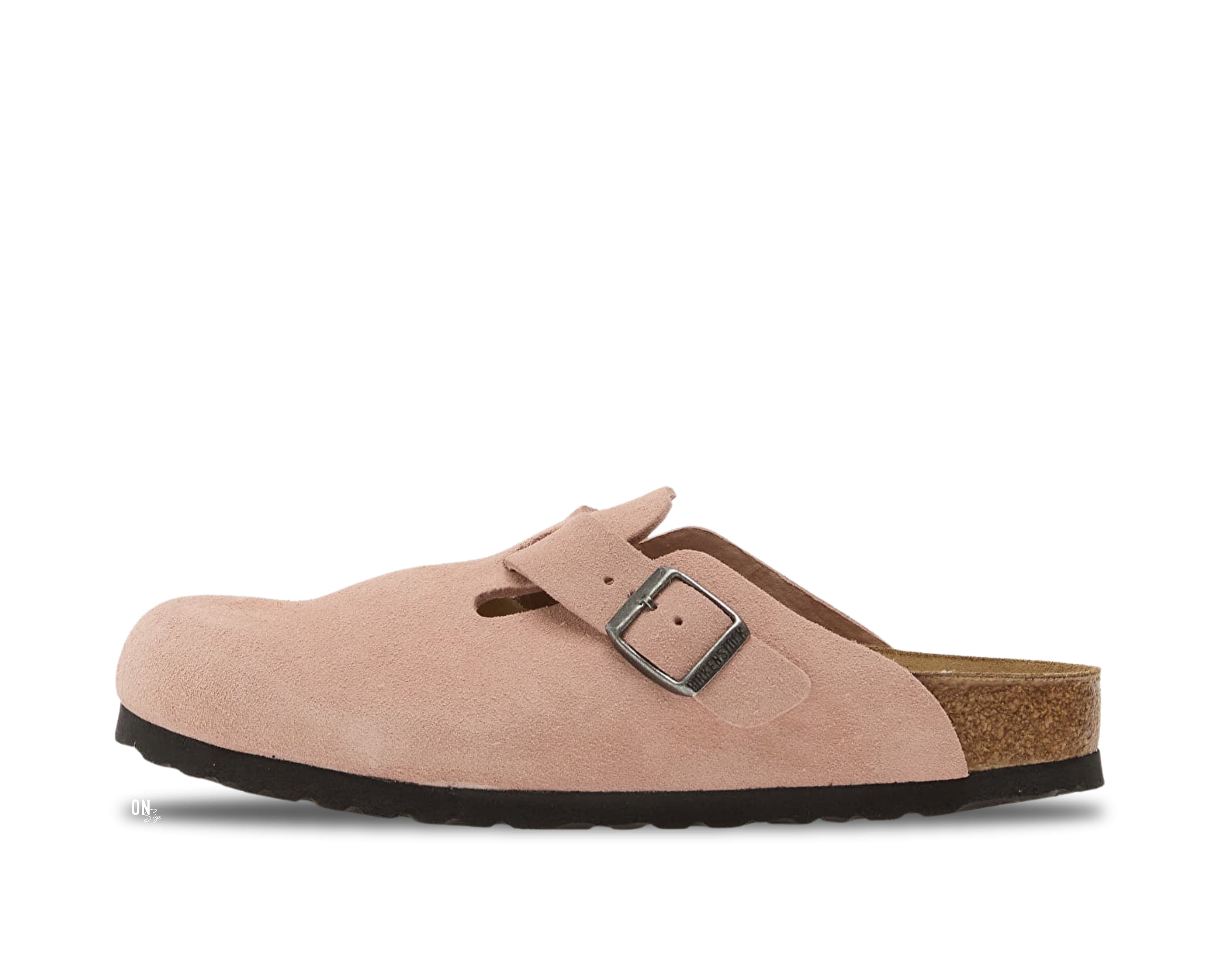 Birkenstock Boston Suede Pink Clay - OnSize