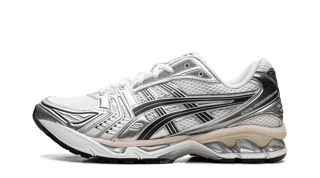 ASICS GEL-KAYANO 14 – oldalnézet, fehér/graphite színösszetétel