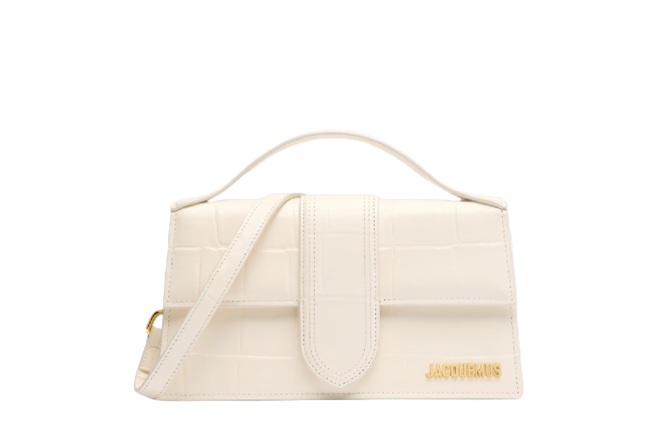 Jacquemus Le grand Bambino Crossbody Strap Handbag Light Ivory - OnSize