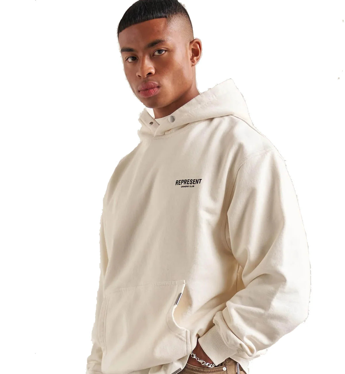 Represent Owners Club Hoodie White - OnSize