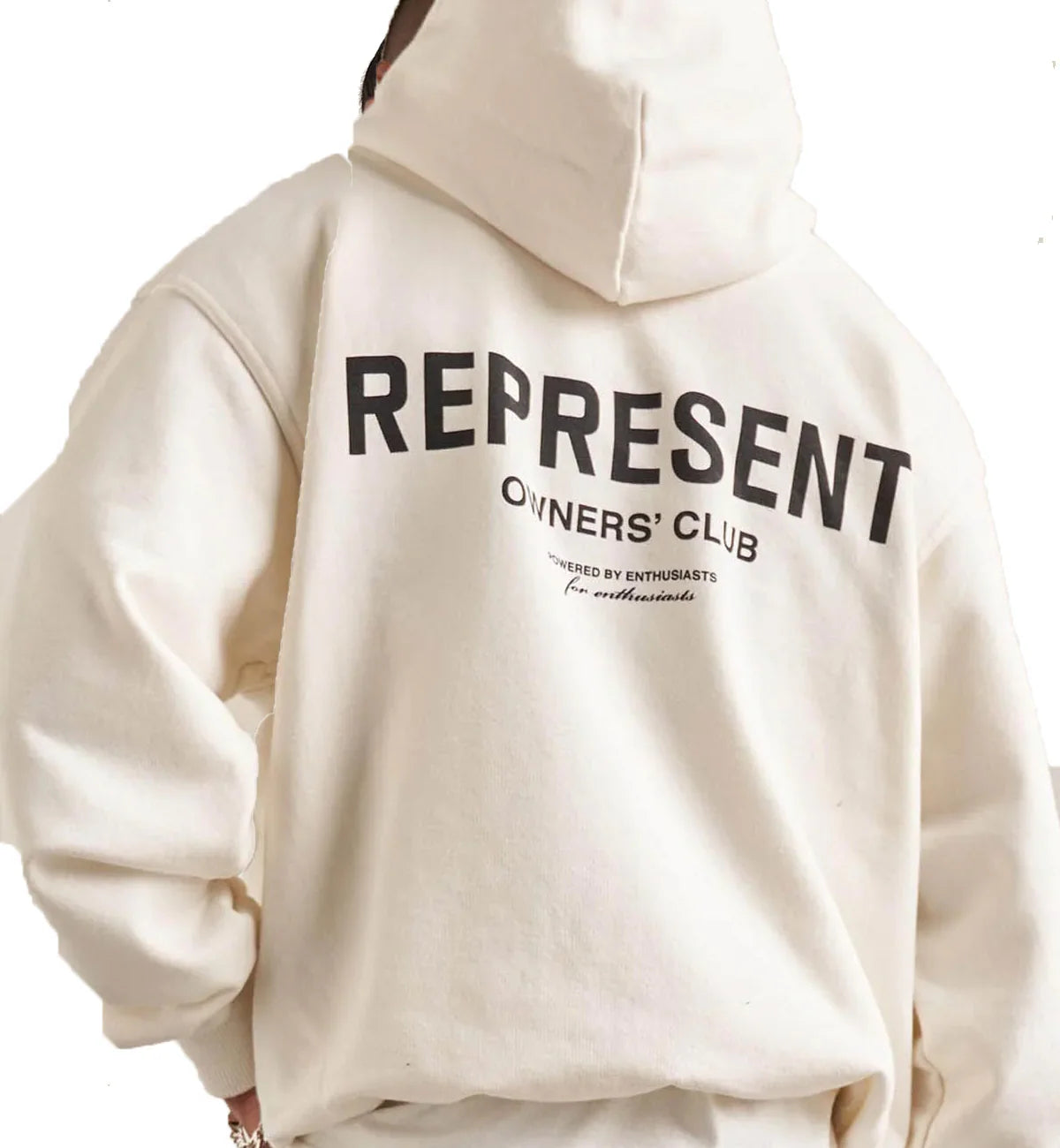 Represent Owners Club Hoodie White - OnSize