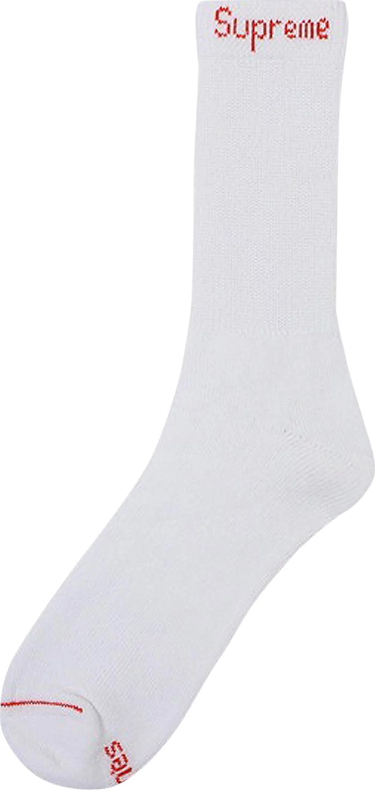 Supreme Hanes Crew Socks White (EU36-46) - OnSize