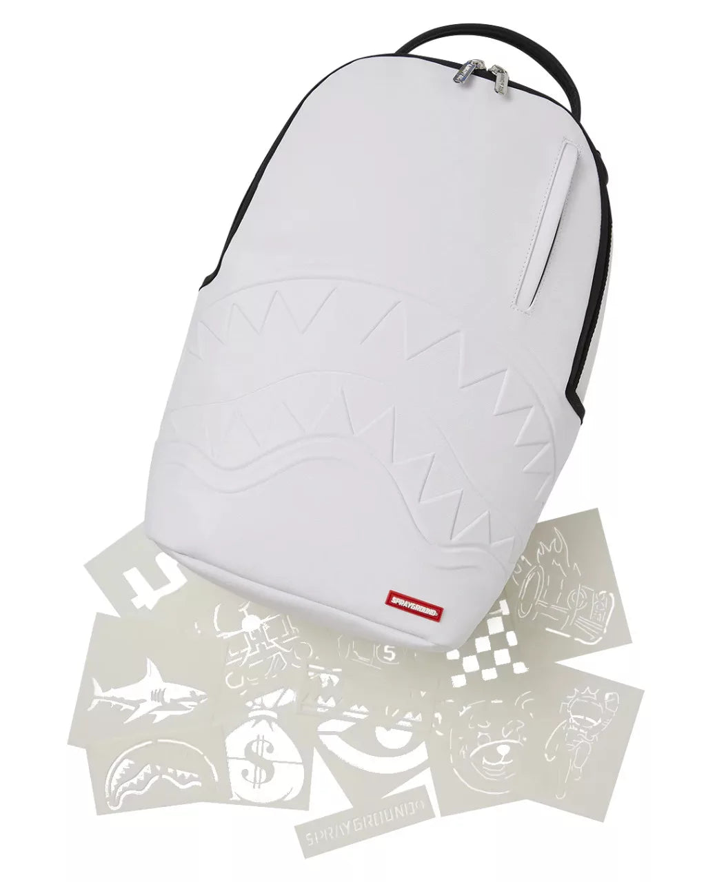 Sprayground Spray Paint Your Own Backpack White