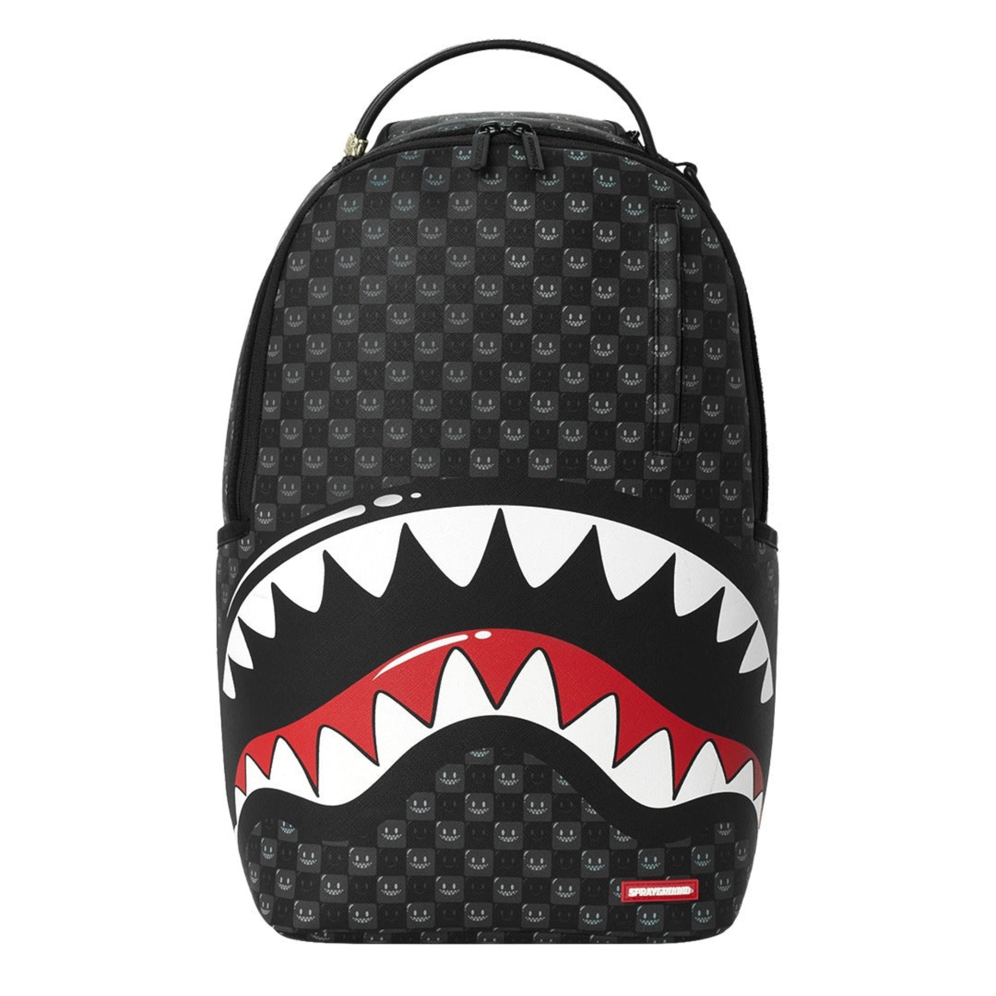 Sprayground Sharks In Paris WTF Bubbly Black Check Backpack
