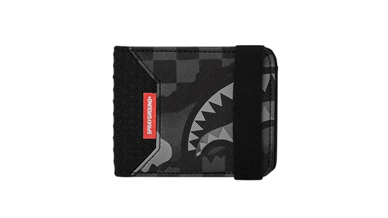 Sprayground Split Up Camo Tear Wallet