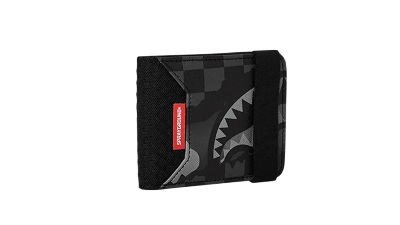 Sprayground Split Up Camo Tear Wallet