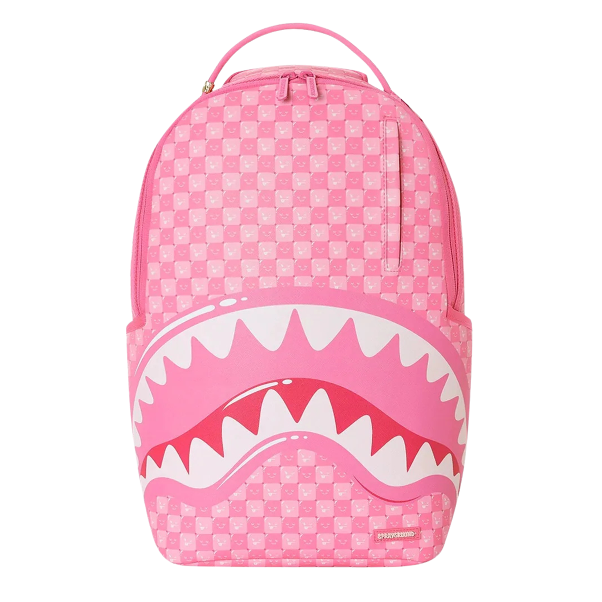 Sprayground Pink New Check Faces Pink Backpack