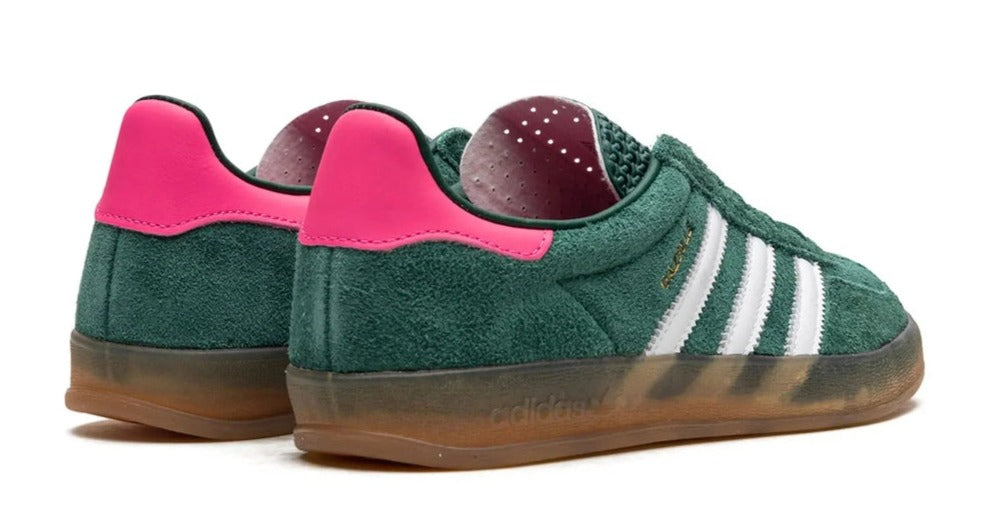 adidas Gazelle Indoor Collegiate Green Lucid Pink - OnSize
