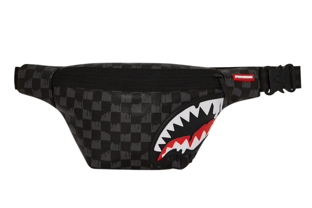 Sprayground Dripping Sharks In Paris Savvy Crossbody - OnSize