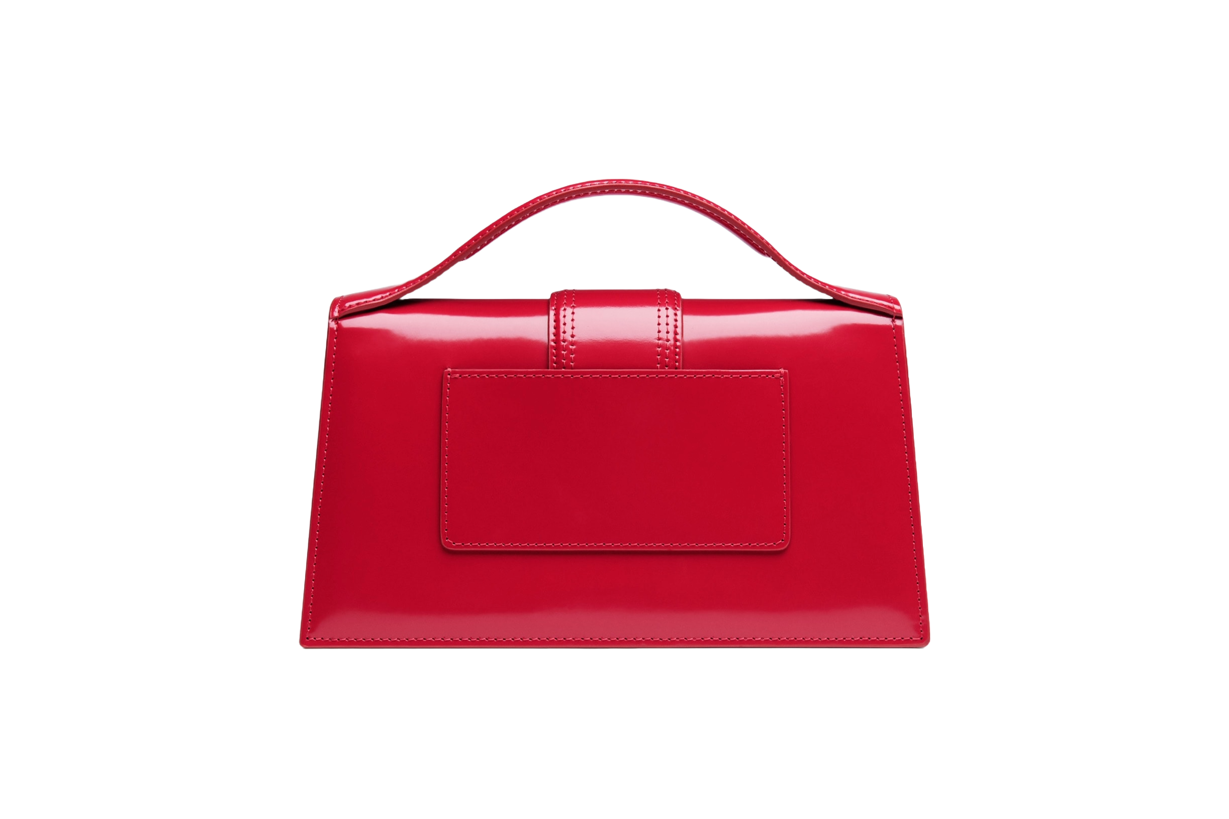 Jacquemus Le grand Bambino Crossbody Strap Handbag Red Silver - OnSize