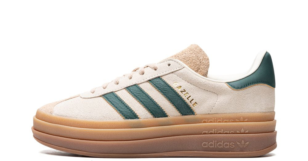 adidas Gazelle Bold Magic Beige Collegiate Green - OnSize