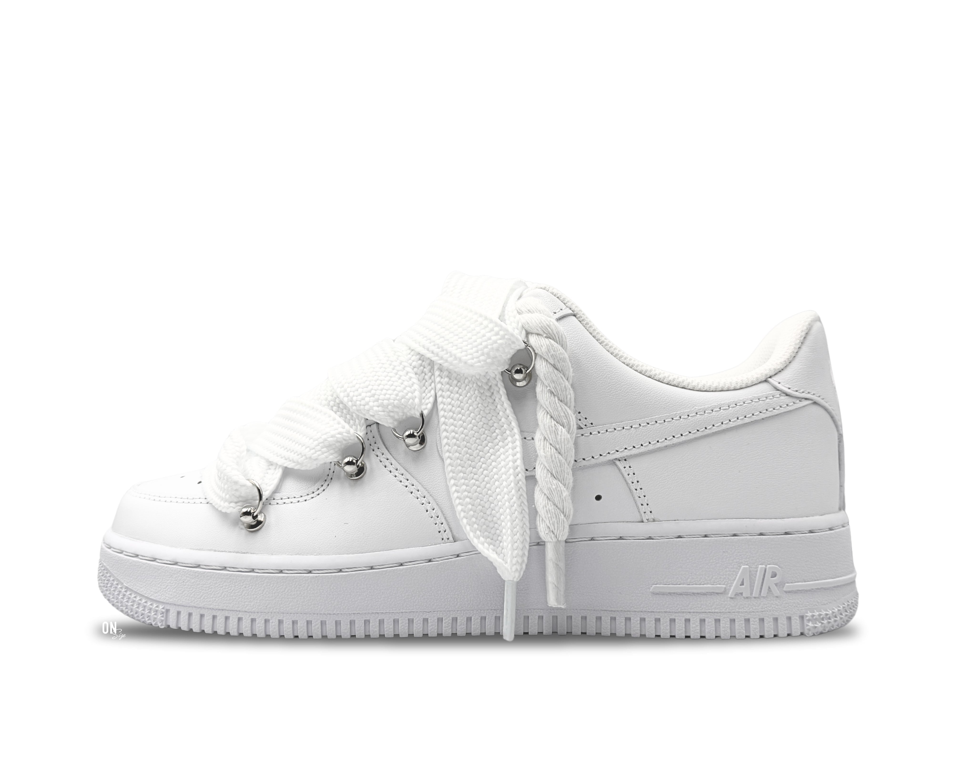 Nike Air Force 1 Low ‘07 White / Overlaid Rope Laces