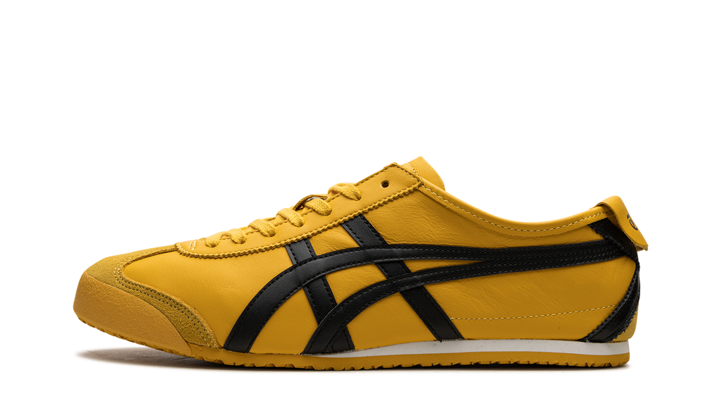 Onitsuka Mexico 66 Kill Bill – oldalnézet, sárga bőr és fekete csíkok