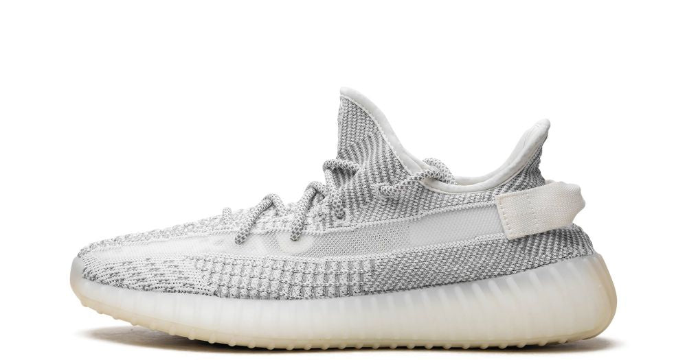 adidas Yeezy Boost 350 V2 “Static (Non-Reflective)” – oldalnézet, szürke-fehér mintázat