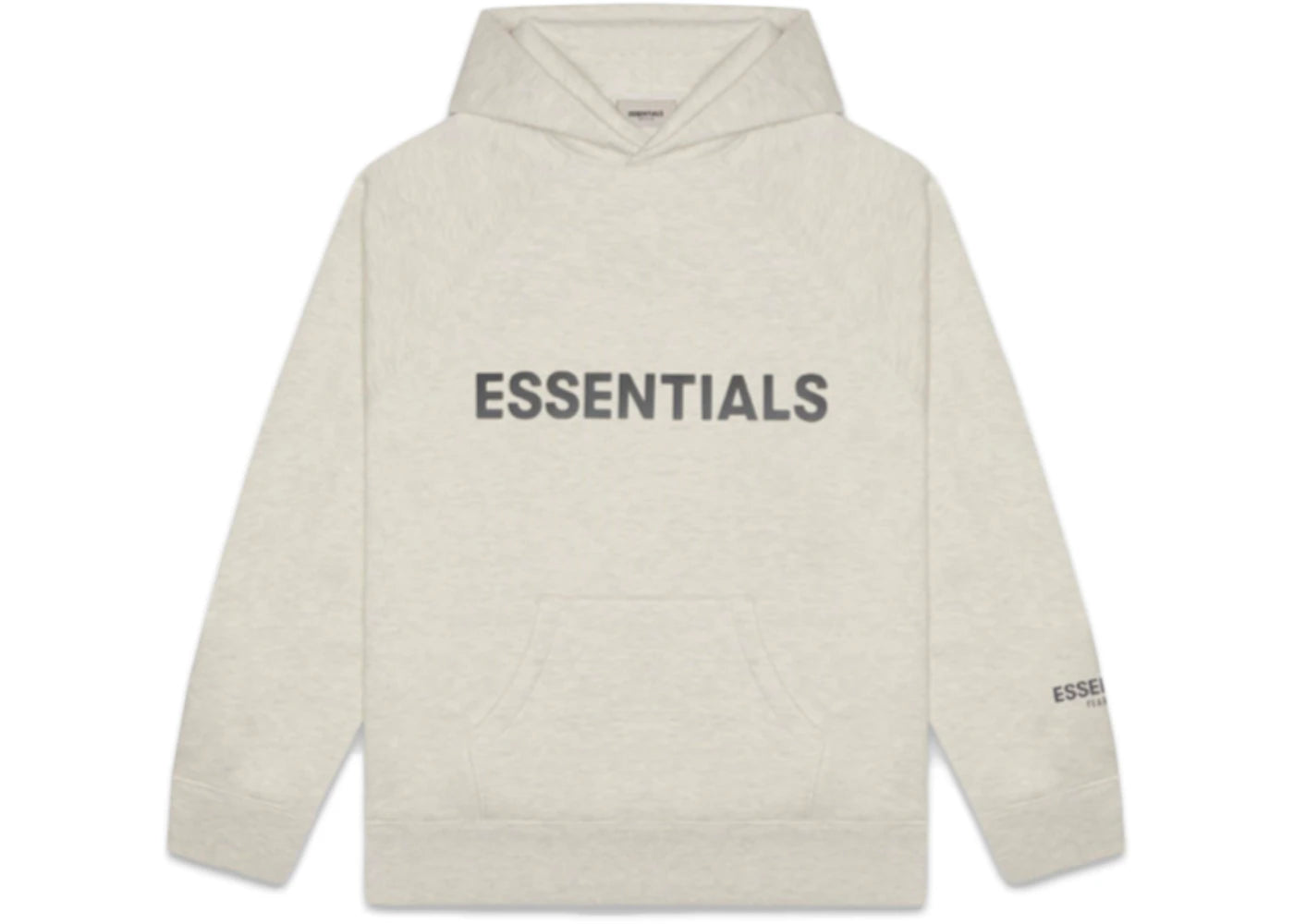 Fear of God Essentials 3D Silicon Applique Pullover Hoodie (SS20) Light Oatmeal - OnSize