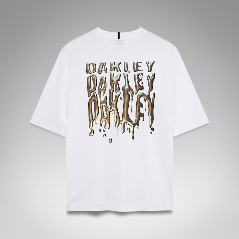 Oakley Stacked Metal Tee White