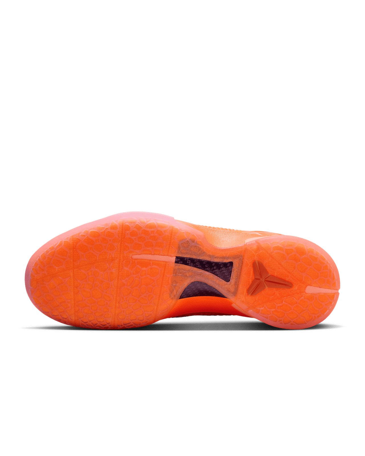 Nike Kobe 6 Protro – részletek, talp,Total Orange szín