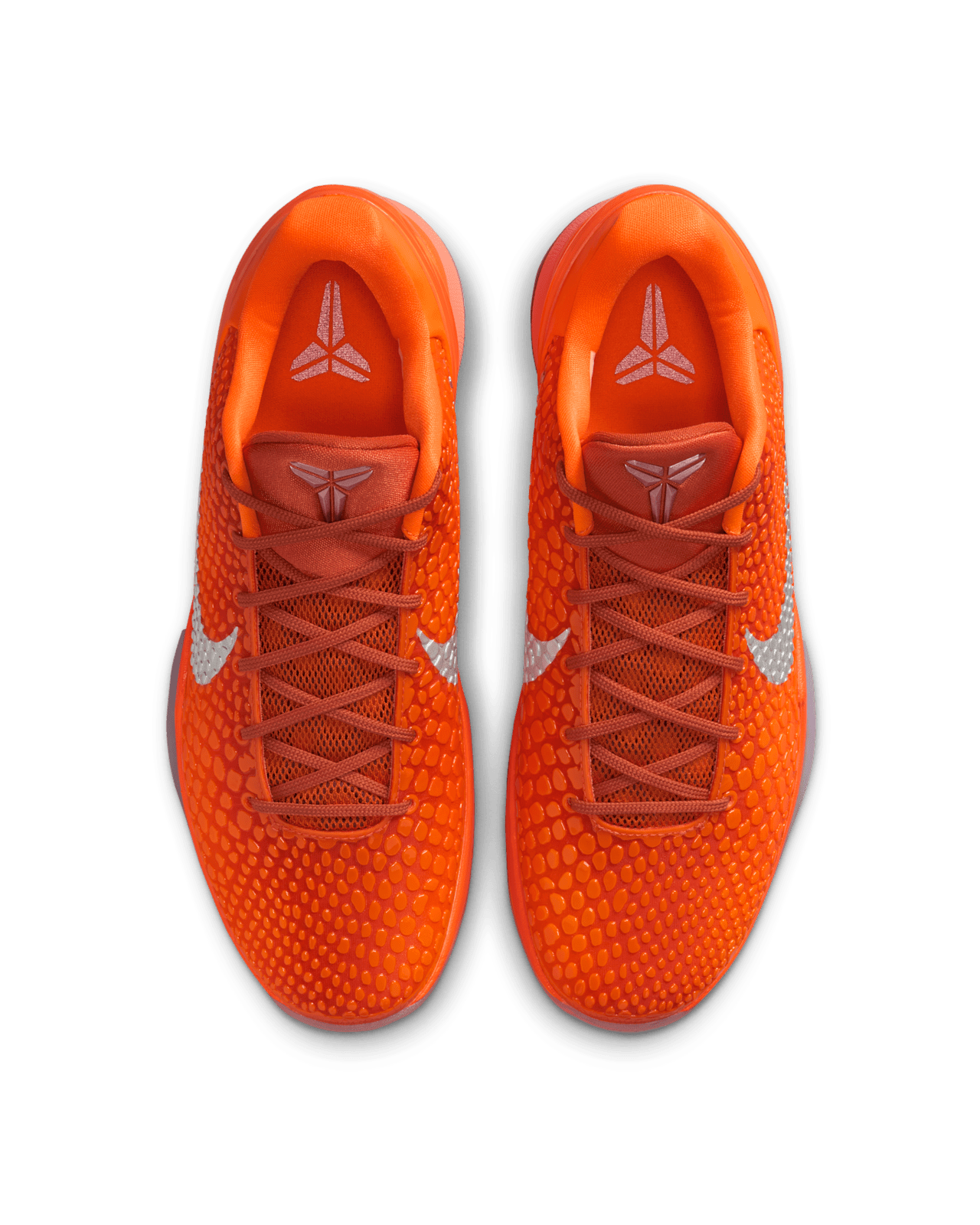 Nike Kobe 6 Protro – felülnézet, Total Orange szín