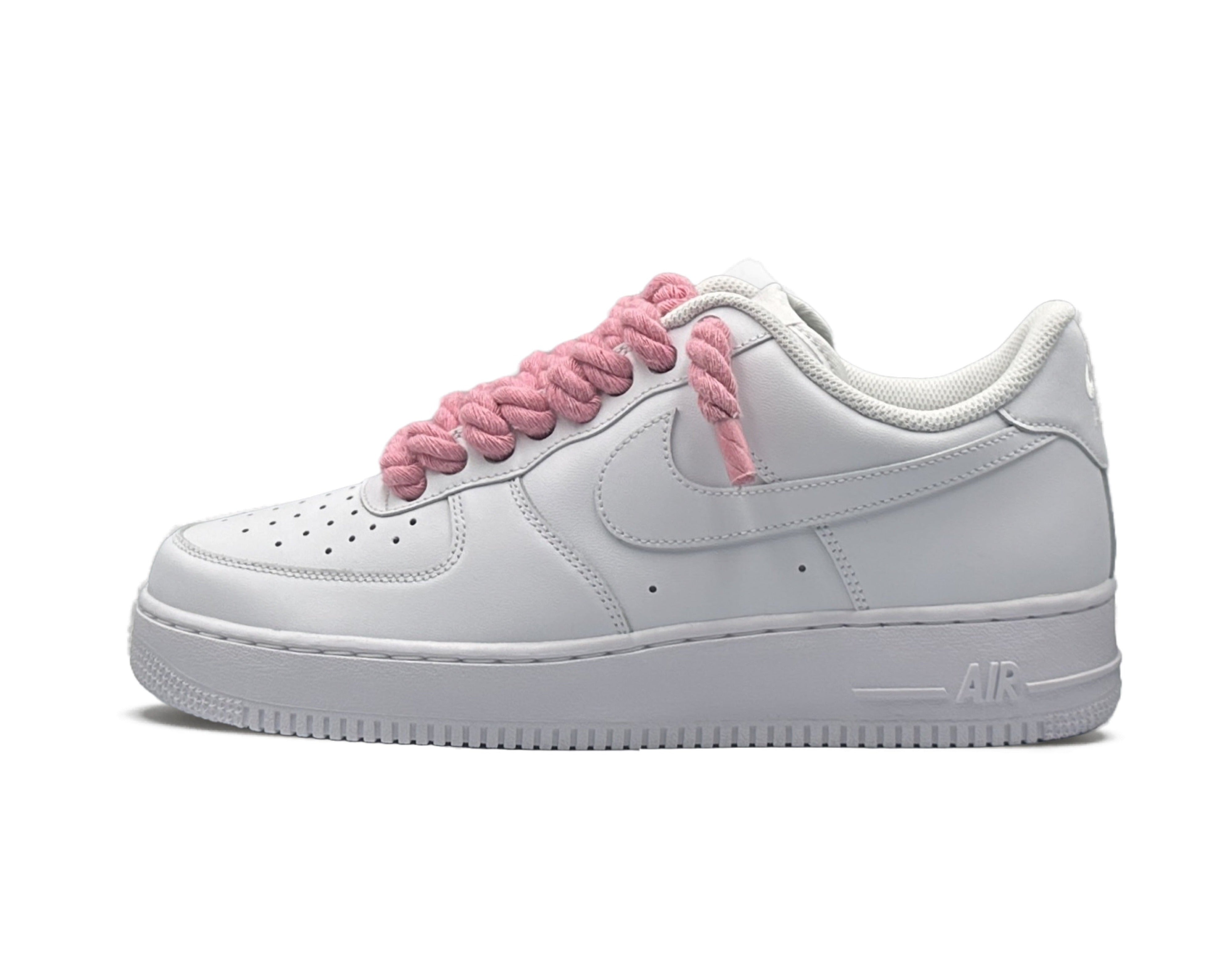 Nike Air Force 1 Low ‘07 White / Pink Rope Laces