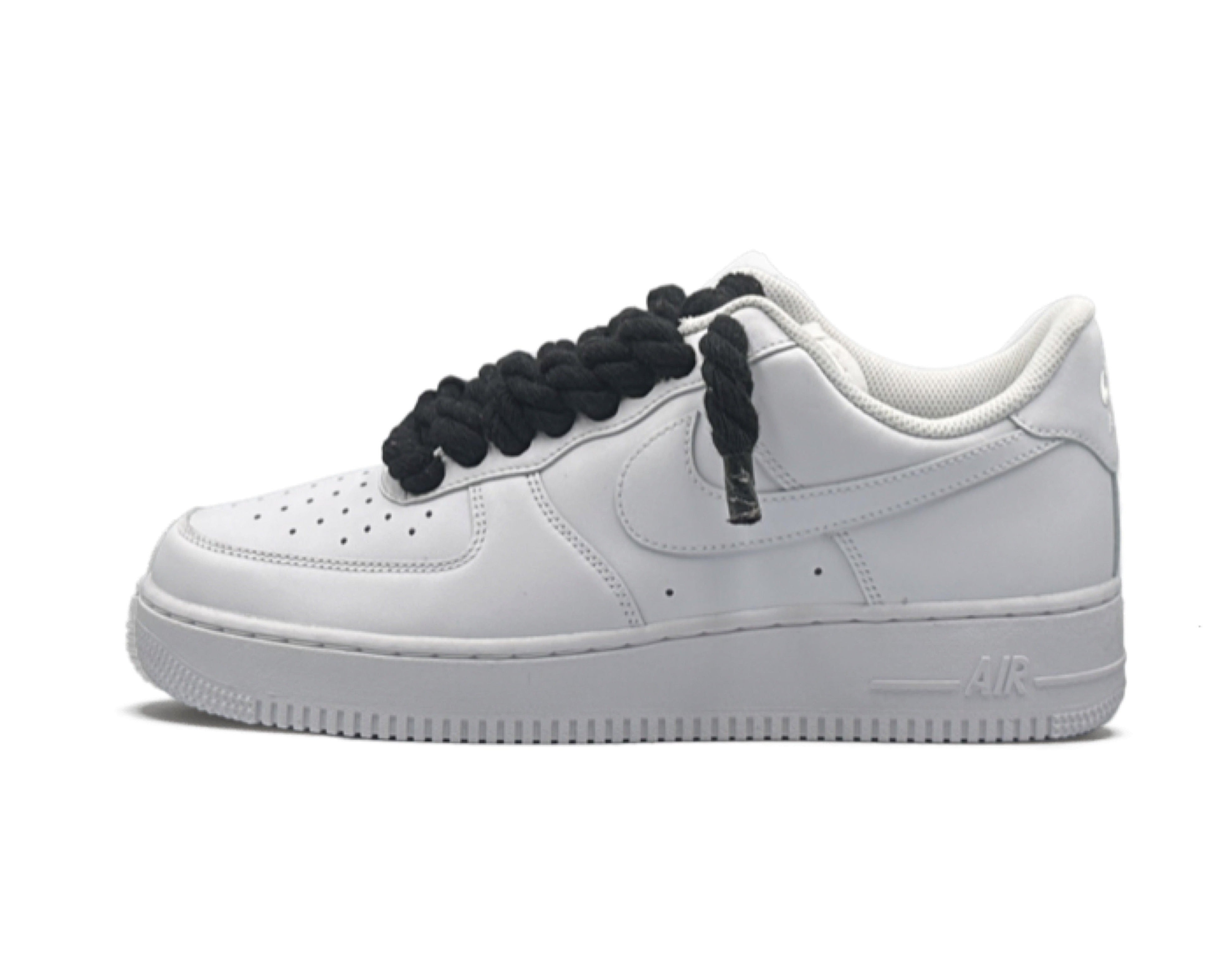 Nike Air Force 1 Low ‘07 White / Black Rope Laces