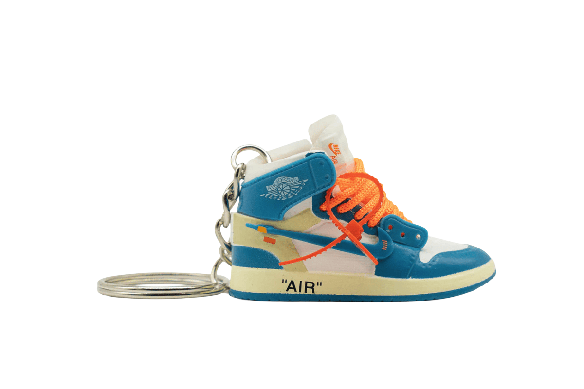 Keychain - Jordan 1 Retro High Off-White UNC - OnSize