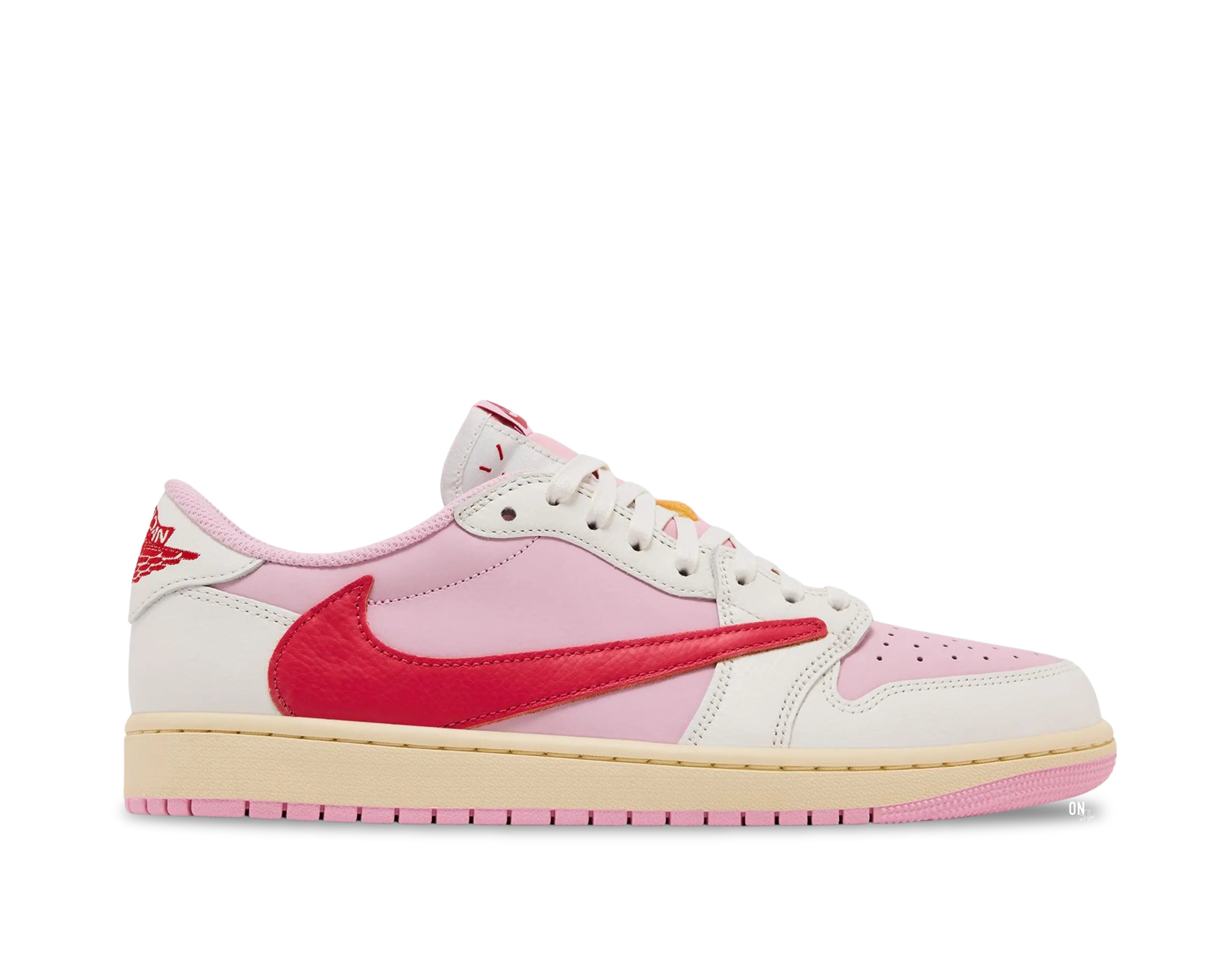 Jordan 1 Retro Low OG SP Travis Scott Sail Tropical Pink