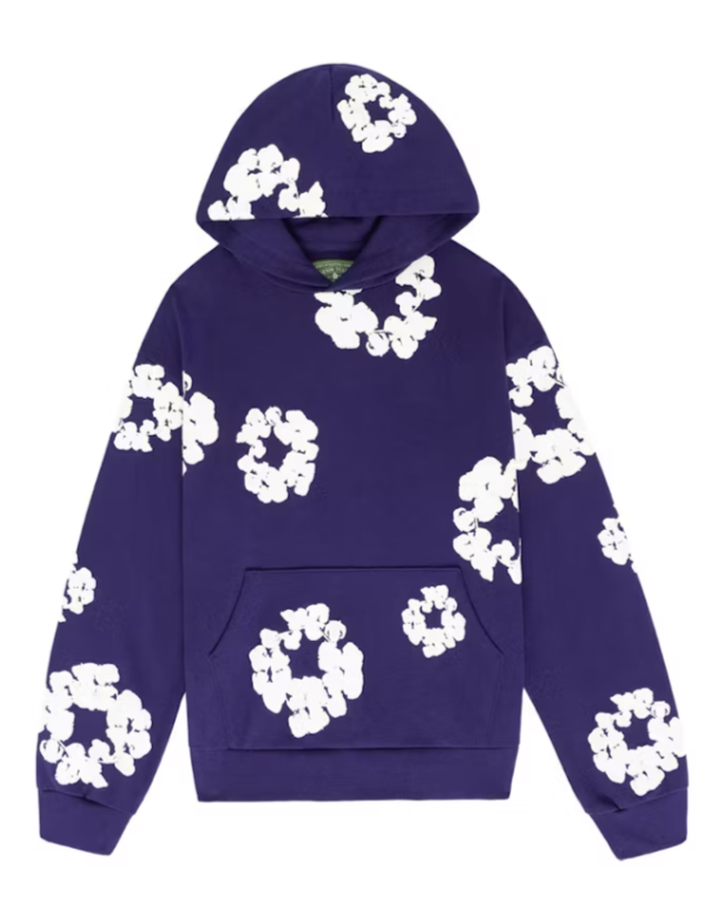 Denim Tears The Cotton Wreath Sweatshirt Purple - OnSize