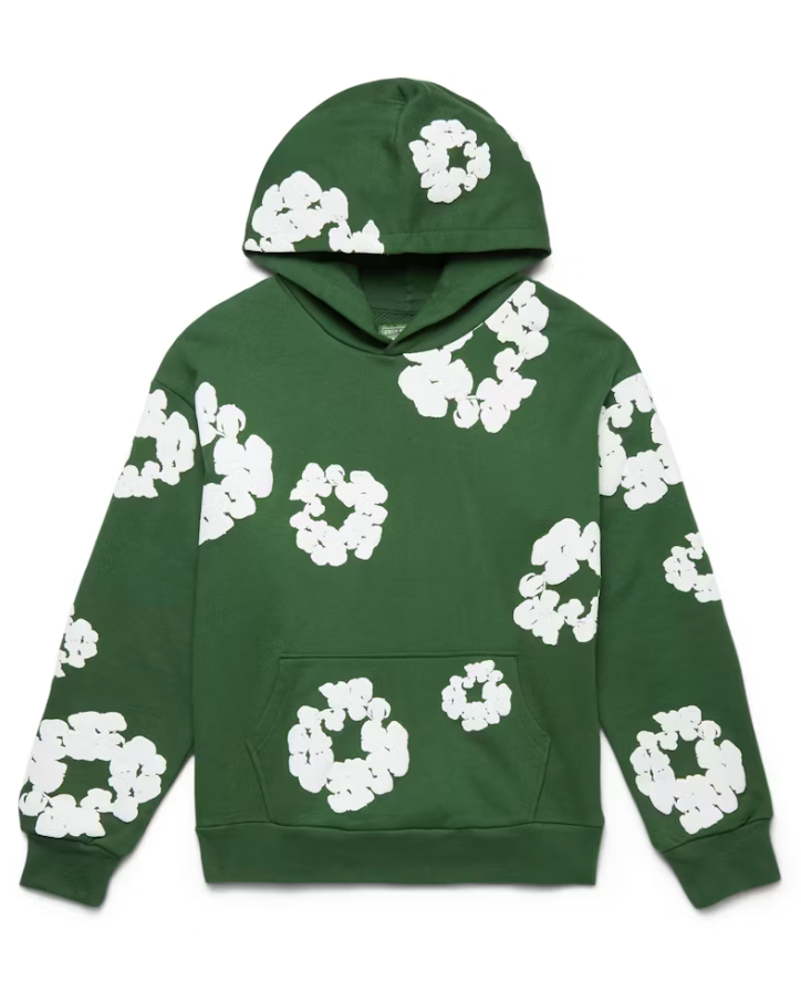 Denim Tears The Cotton Wreath Sweatshirt Green - OnSize