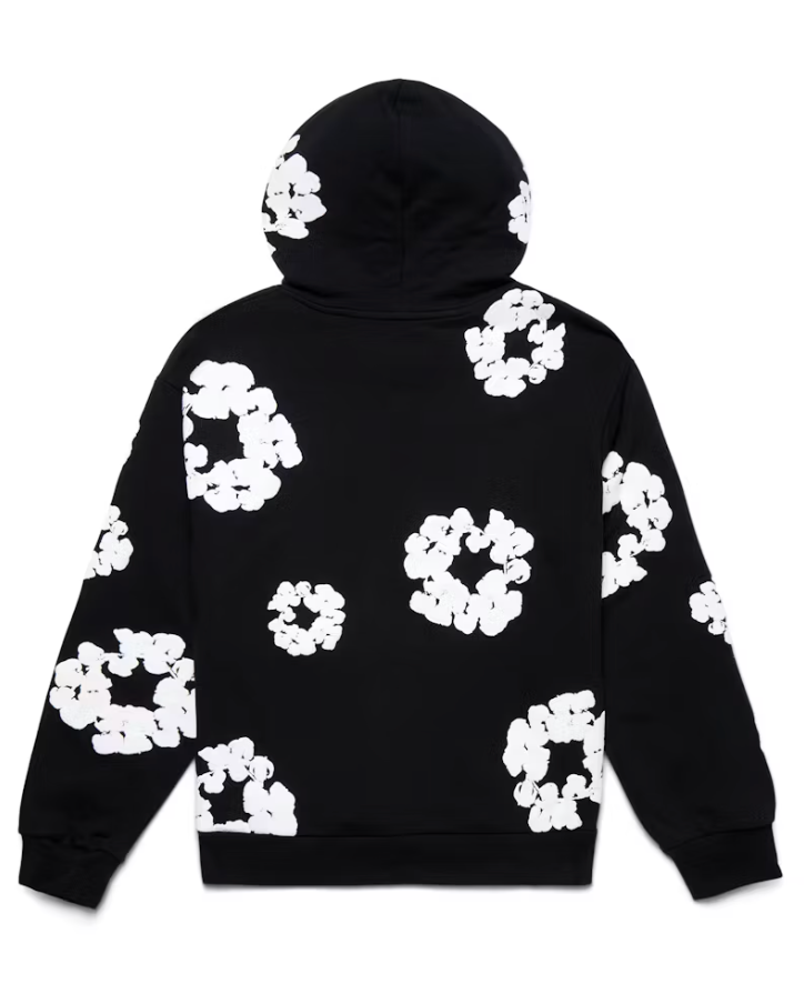 Denim Tears The Cotton Wreath Sweatshirt Black - OnSize