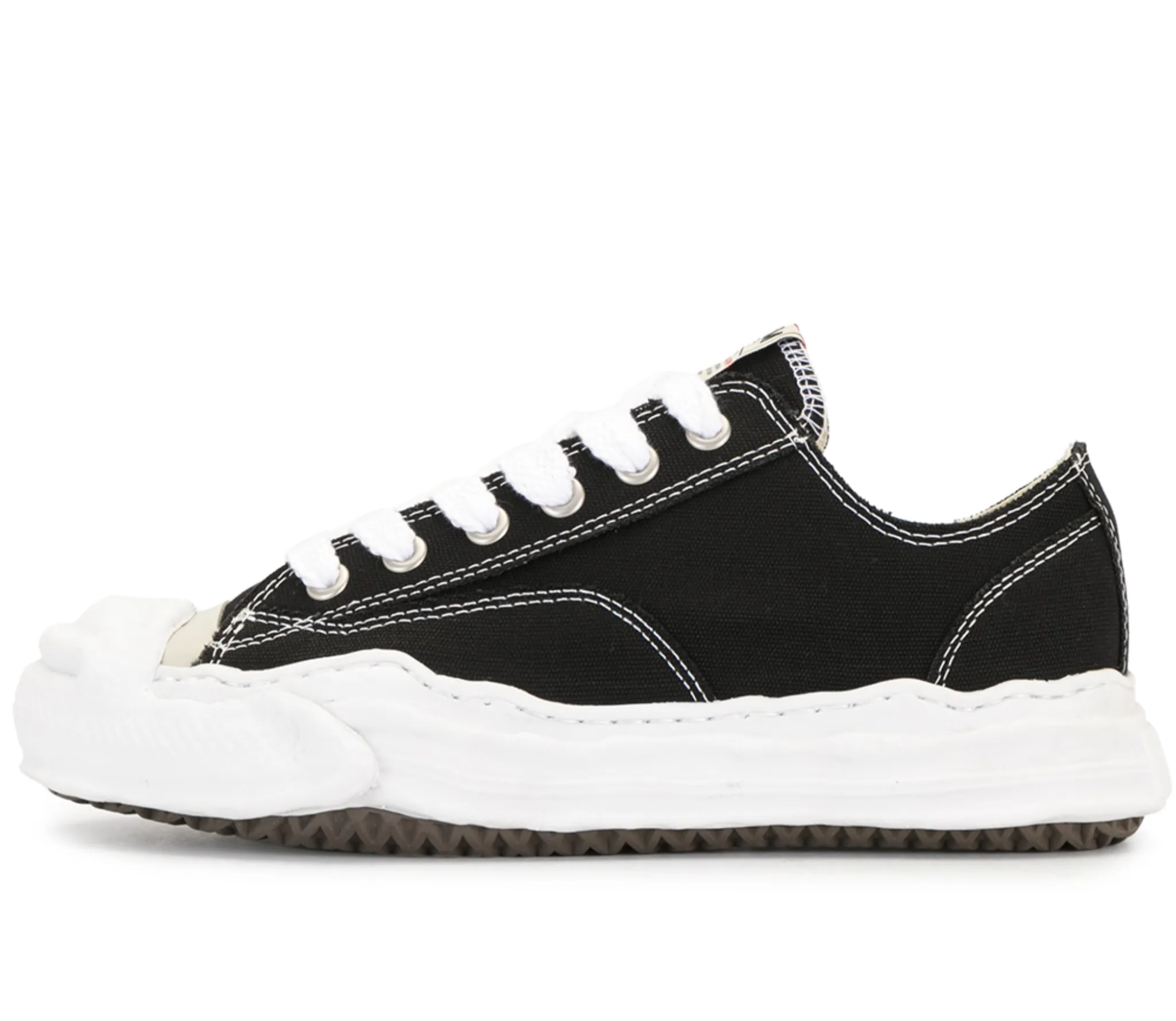 Maison Mihara Yasuhiro Hank OG Sole Canvas Low Black - OnSize