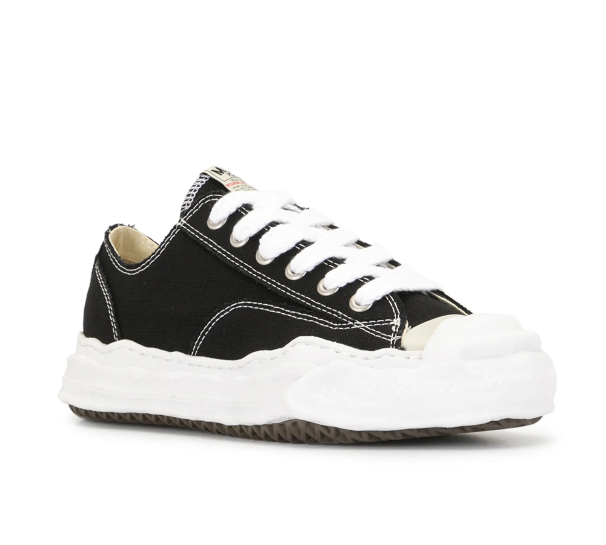 Maison Mihara Yasuhiro Hank OG Sole Canvas Low Black - OnSize
