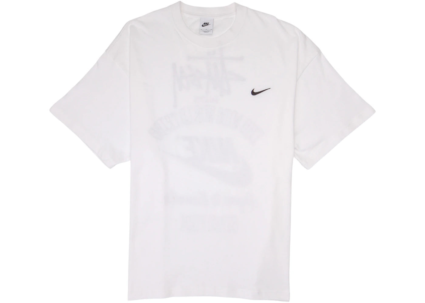 Nike x Stussy The Wide World Tribe T-Shirt White - OnSize