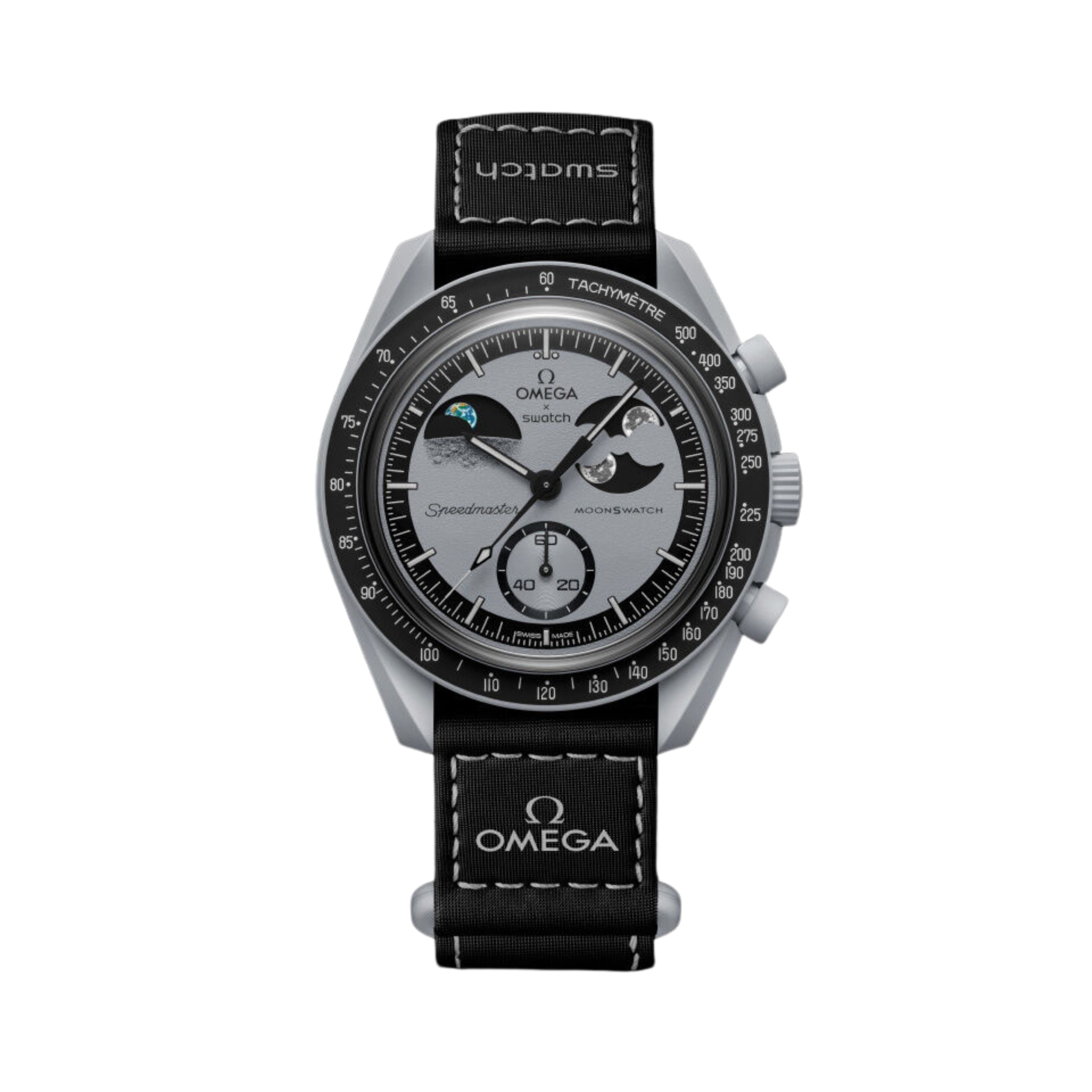 Swatch x Omega Bioceramic Moonswatch Mission to Earthphase
