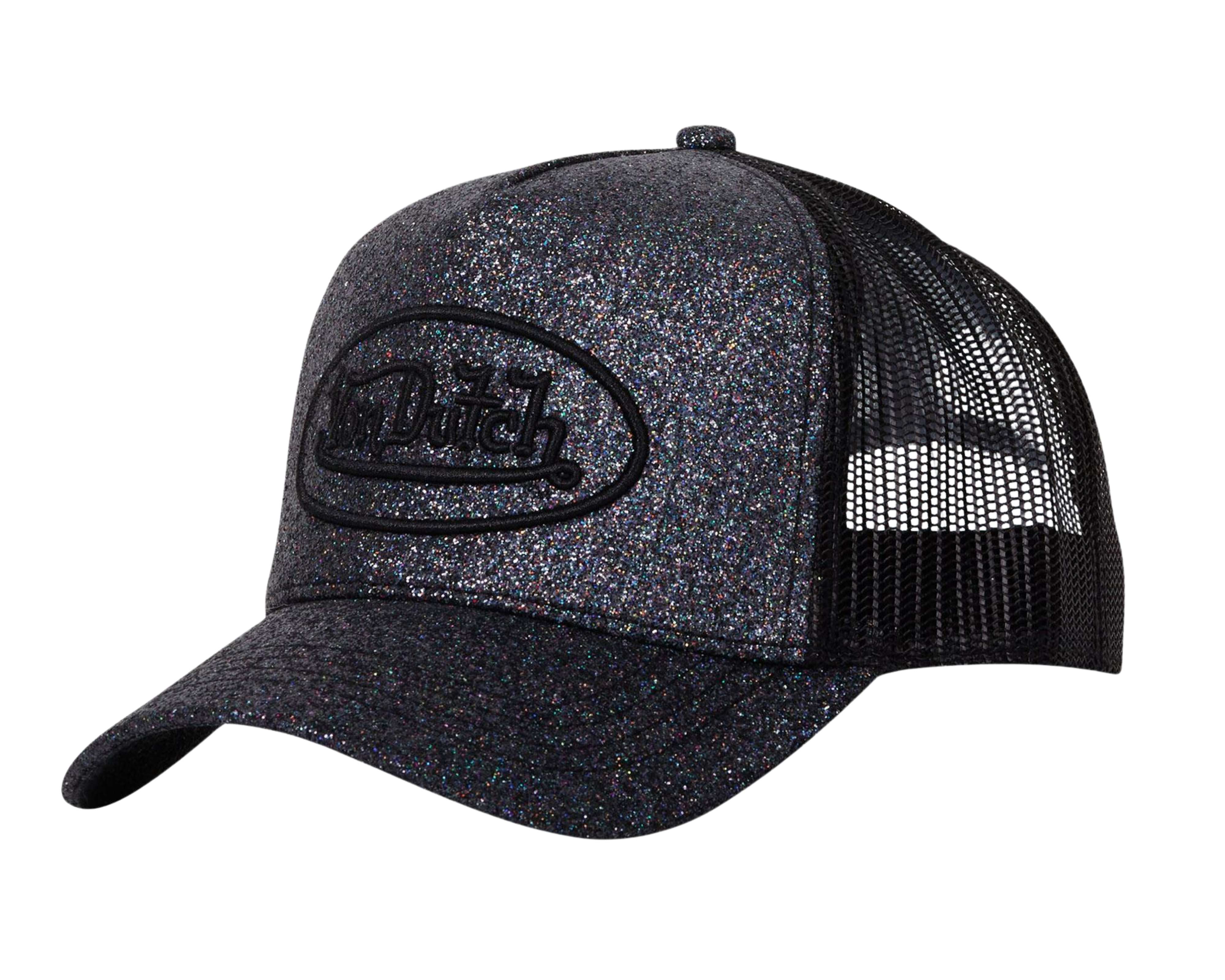 Von Dutch Baseball Cap Glitter Black