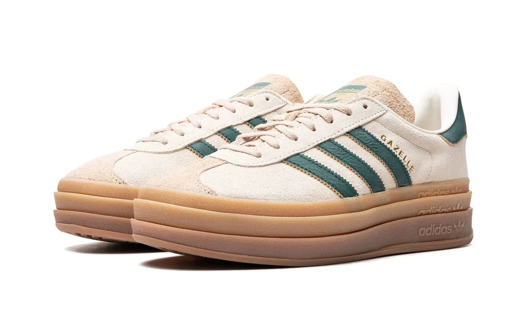 adidas Gazelle Bold Magic Beige Collegiate Green - OnSize