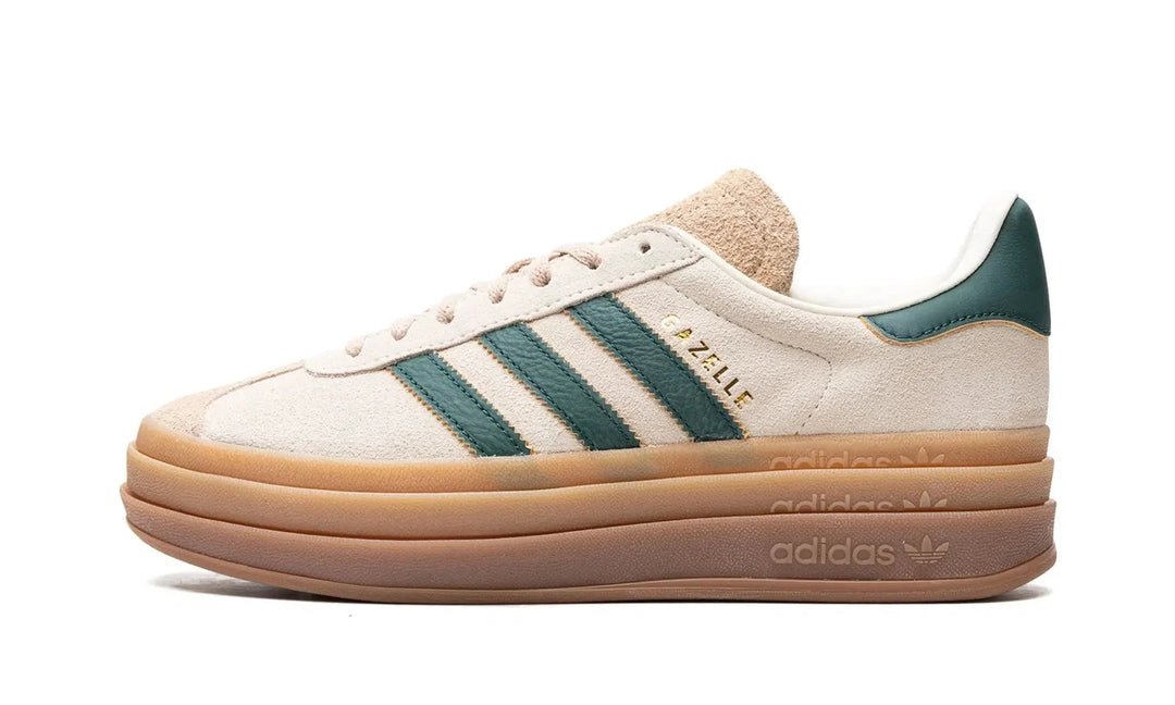 adidas Gazelle Bold Magic Beige Collegiate Green - OnSize