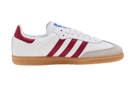 adidas Samba OG White Burgundy Gum - OnSize