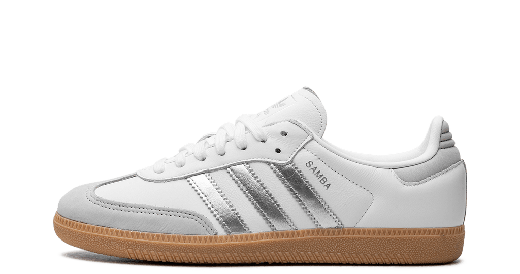 adidas Samba OG White Silver Metallic Grey - OnSize
