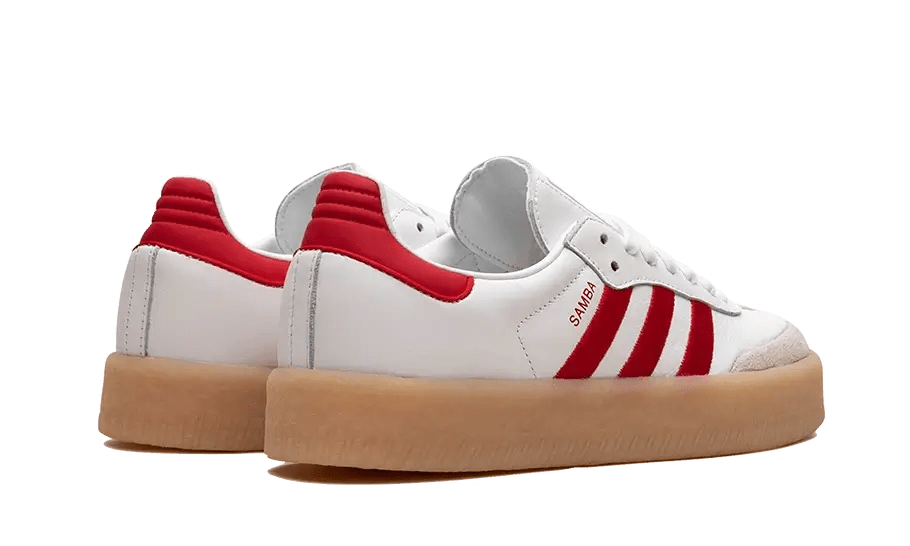 adidas Sambae White Better Scarlet Gum - OnSize