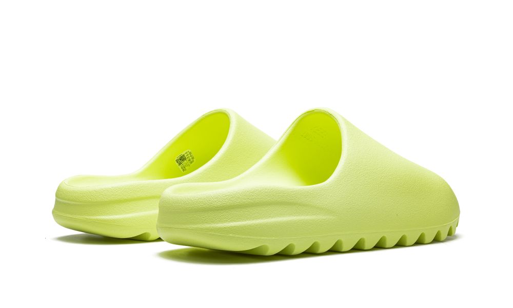 lime green yeezy slide