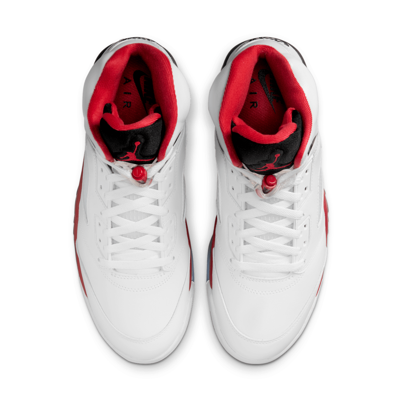 Jordan 5 Retro Fire Red Black Tongue (2025)