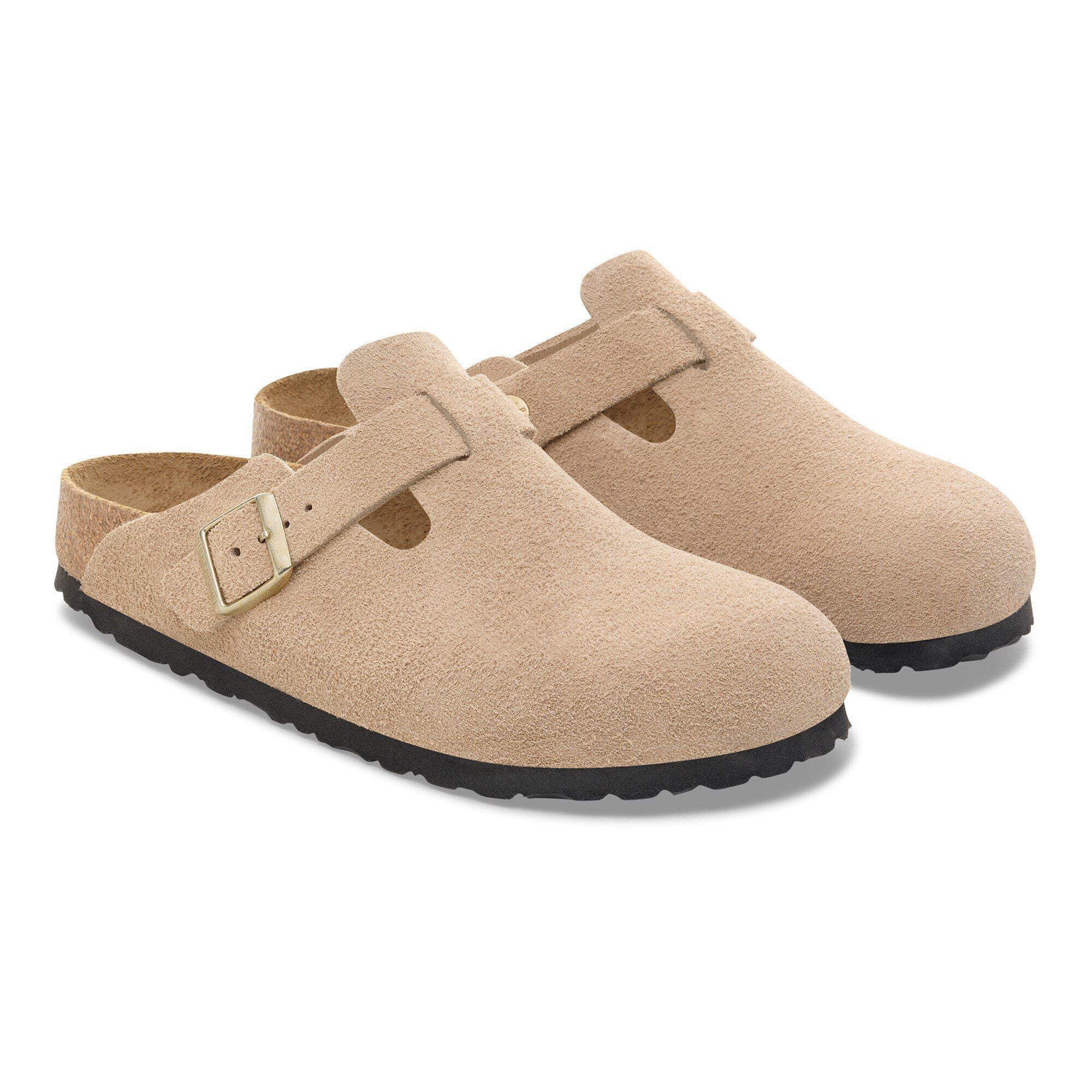 Birkenstock Boston Suede Sandcastle - OnSize