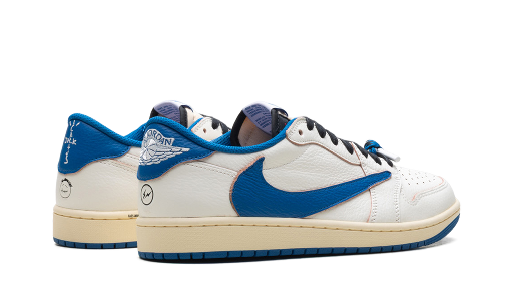 Jordan 1 Retro Low OG SP Fragment x Travis Scott Sail Military Blue