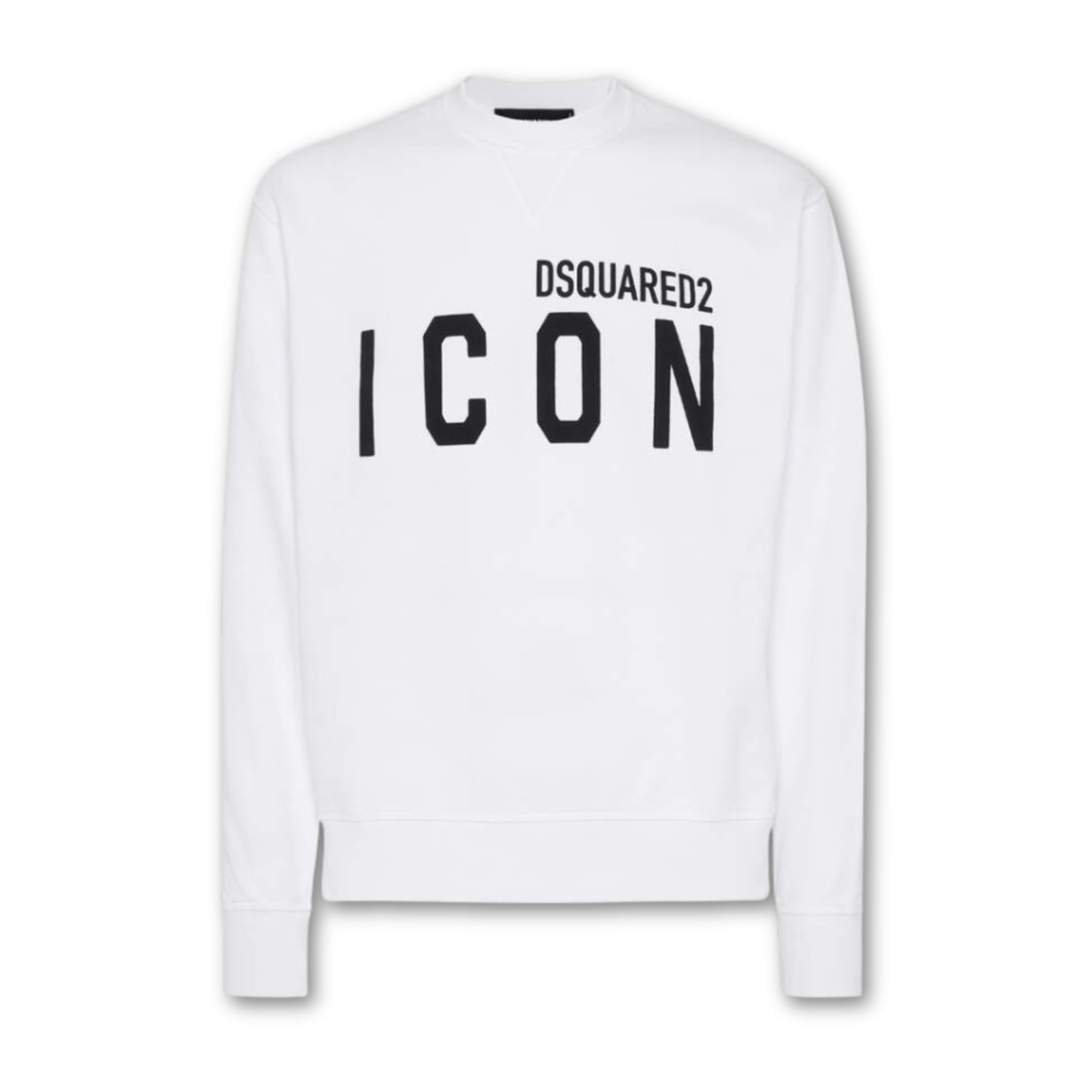 DSQUARED2 Icon Crewneck White - OnSize