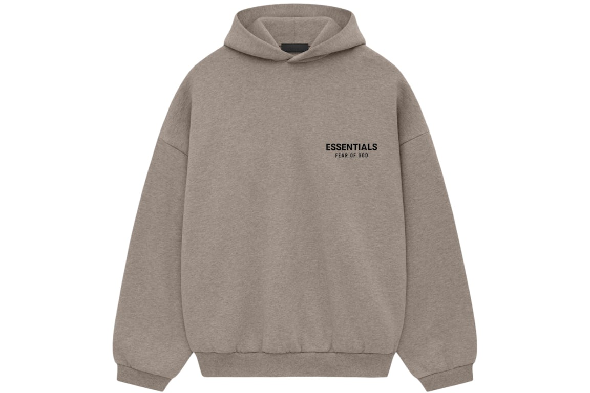 Fear of God Essentials Fleece Hoodie Heather Gray (FW24) - OnSize