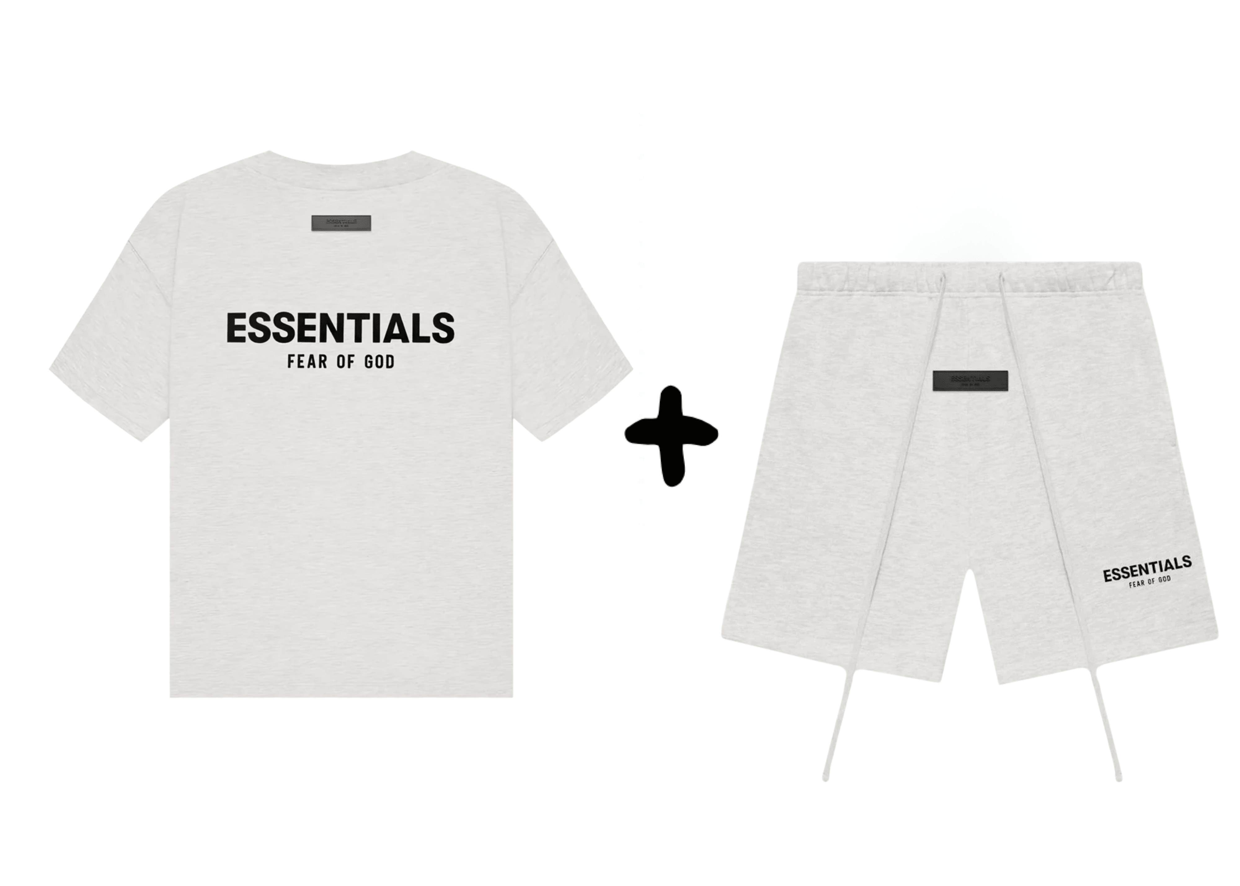 Fear of God Essentials Light Oatmeal Summer Set - OnSize