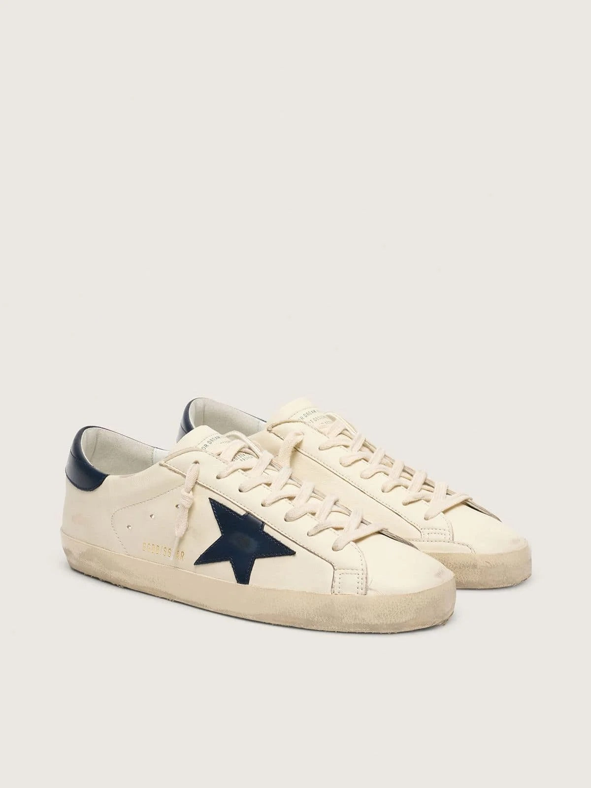 Golden Goose Super-Star Beige Night Blue