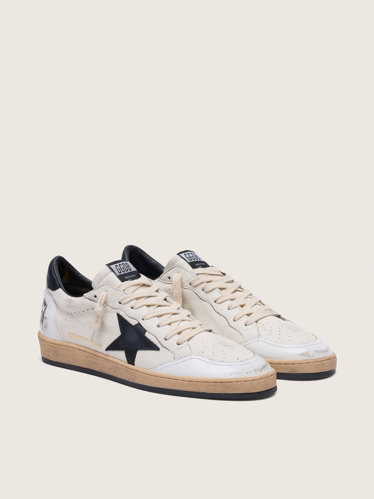 Golden Goose Ball Star White Black