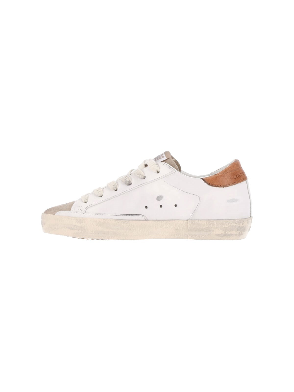 Golden Goose Super-Star White Beige Cinder